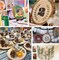 30 Pack Nature Wood Slices for Crafts,3.5-4In Unfinished Natural Wood Rounds.Wood Circles Predrilled with Hole and 20m Rope for Wooden Craft Supplies,Painting,Christmas Ornaments,DIY Gifts